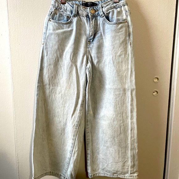 Mango Kids Girls Wide-leg Jeans Size 6-7 - Picture 1 of 3